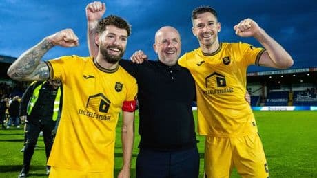 Livingston boss David Martindale had no doubt his side would win Premiership play-off