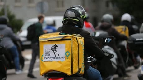 Detenido un falso repartidor de comida por distribuir droga en Madrid