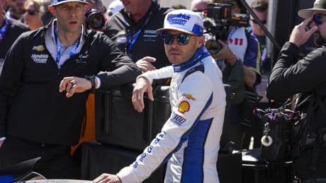 The Indianapolis 500 is starting, but after a rain delay, can Larson complete 'the double?'