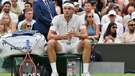 Wimbledon'da tek erkeklerde dünya 5 numarası Taylor Fritz, çeyrek finale yükseldi