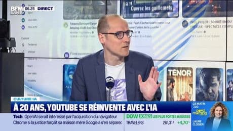 Culture IA : À 20 ans, YouTube se réinvente avec l'IA, par Anthony Morel - 23/04