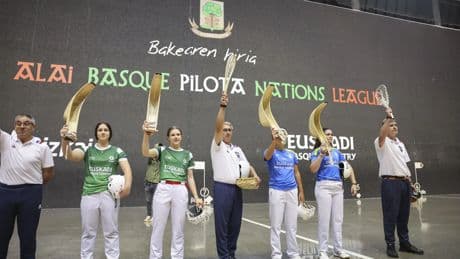 La intrahistoria del Euskadi-España de pelota vasca, cuatro amigas y de al lado de Gernika: &quot;Tenemos la gran suerte de poder elegir&quot;
