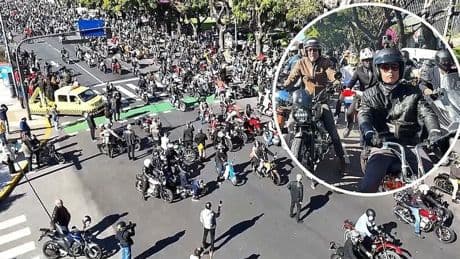 Opmerkelijke actie: duizenden motorrijders de straat op