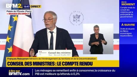 Statut de la Corse: le Conseil d'État, repris par François Rebsamen, indique que "la consécration de cette autonomie ne heurte aucun des grands principes qui fondent la République"