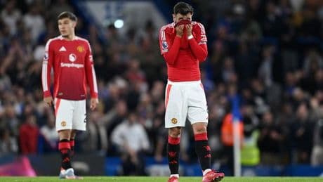 Two Man Utd stars pointed the blame at same player during Chelsea defeat