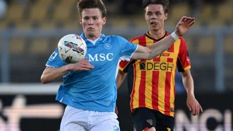Scott McTominay helps put Napoli one step closer to historic Serie A title as Billy Gilmour plays cameo role