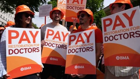 Senior doctors asked about prospect of industrial action amid row over pay