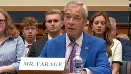 Nigel Farage tried to compare the UK to North Korea - but he met his match in Washington