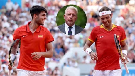 La opinión de Boris Becker al comparar a Alcaraz con Nadal: &quot;Carlos tiene más talento natural, pero Rafa..&quot;