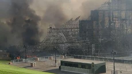 'Devastating' blaze destroys main stage at major festival - two days before it was due to begin