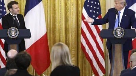 Trump'tan Macron'a yalanlama: Ateşkes için değil daha büyük bir şey için ayrıldım!