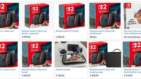Nintendo Switch 2 pas nét uit, maar nu al massaal op Marktplaats voor woekerprijzen