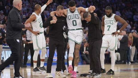 Celtics' Brad Stevens says Jayson Tatum progressing well, but won't return until 'fully ready'