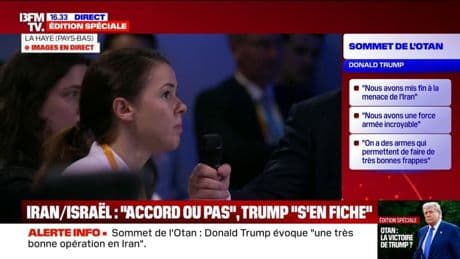 "Votre mari est soldat ?": échange courtois entre Donald Trump et une journaliste ukrainienne au sommet de l'OTAN