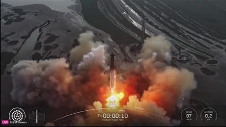 Starship-Rakete von Elon Musk startet erfolgreich: 10. Versuch