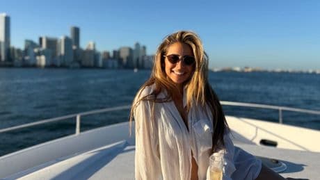We rented a 90-foot yacht with a captain to explore Miami by water for the day. It was a highlight of our trip.