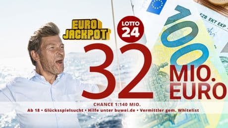Als mehrfacher Millionär in die Woche starten: Jetzt günstig Eurojackpot spielen