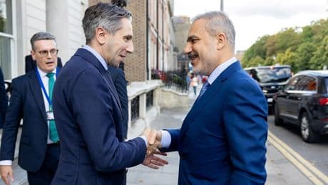 Bakan Fidan, İrlanda Başbakan Yardımcısı Harris ile görüştü