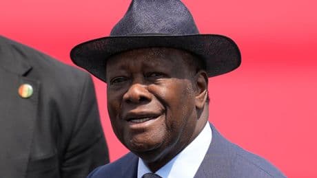 Ivory Coast's president announces bid for a fourth term after changing the constitution