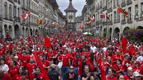 Bei der Frauen-EM - Rekord-Fanmarsch begeistert die Schweiz