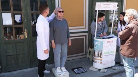 Bakanlığın meydanlarda 'kilo kontrolü' uygulaması Bakırköy'de başladı