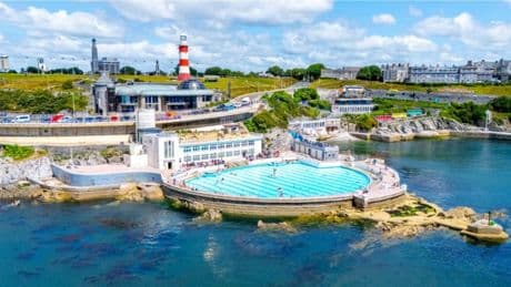 Treasured art-deco lido on UK seafront opens new cove, pool and cafe in £4.5million revamp