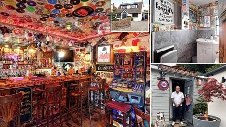I built a proper old-school pub in my garden - now I'm selling up