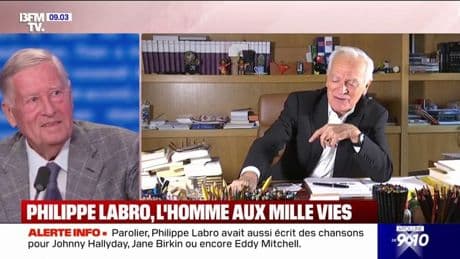 "Je l'admirais comme on admire quelqu'un qui est à la fois proche et différent des autres journalistes": Alain Duhamel réagit à la mort de Philippe Labro