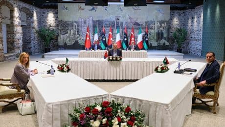 Turkish, Italian, Libyan leaders meet to address migration and Libya's stability