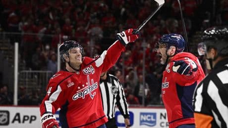 Ovechkin scores as Capitals eliminate Canadiens in Game 5, advance to play Hurricanes