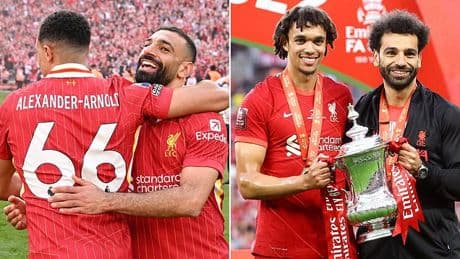 Mohamed Salah sends emotional message to Trent Alexander-Arnold and makes prediction for the future - after Liverpool star confirmed his looming exit