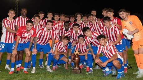 (0-1). El Atlético Madrileño se llevó el Trofeo Alcarria para cerrar la pretemporada