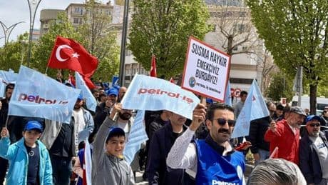 İç Anadolu'da işçiler, emekçiler 1 Mayıs kortejinde buluştu