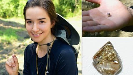 Woman digs for weeks in Arkansas park to find herself a diamond for her engagement ring