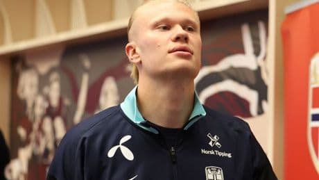 Erling Haaland jokes Arsenal star is to blame after being left needing stitches