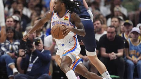 Clank! Nuggets, Thunder combine for 25 points, tied for fewest in first quarter of NBA playoff game