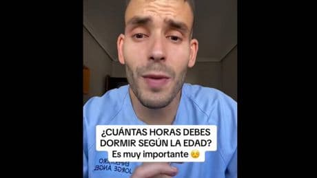 Jorge Ángel, enfermero, sobre cuánto tiempo hay que dormir según la edad: "Los niños pequeños, como mínimo, 10 horas"