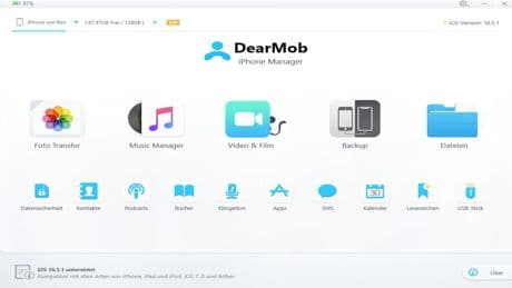 DearMob iPhone Manager – Kostenlose Vollversion für 1 Jahr