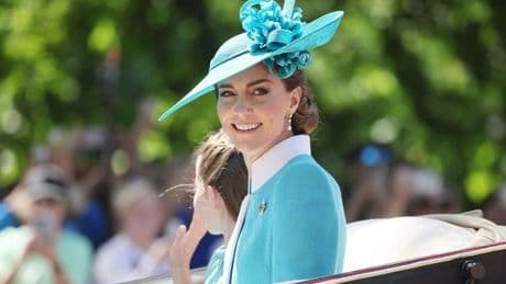 Princess Kate pays tribute to Diana as she copies her turquoise look for Trooping The Colour