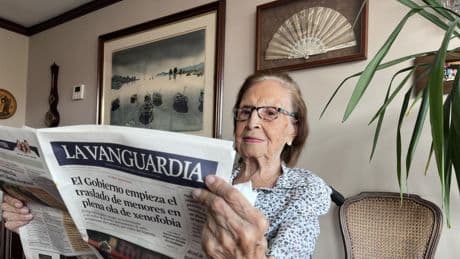 Maria Antònia Delgar, lectora centenaria de ‘La Vanguardia’