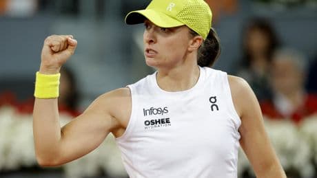 Tennis: Swiatek qualifiée en huitièmes de finale à Madrid
