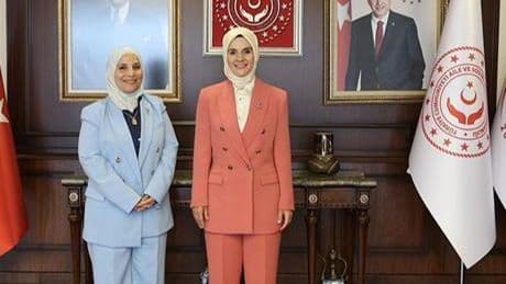 Bakan Göktaş, DSÖ Türkiye Temsilcisi Atatrah'ı kabul etti