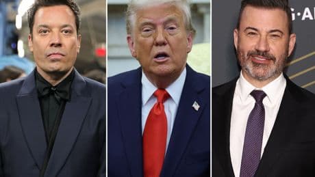 Trump reiterates claim that Kimmel and Fallon will be canceled while discussing Howard Stern