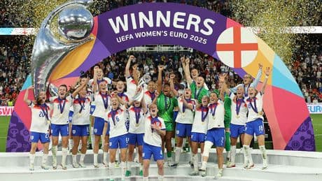 Euro 2025 final viewing figures confirm England’s win was most-watched moment of year