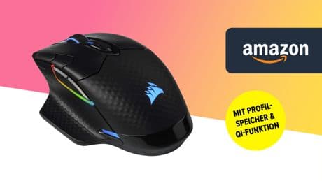 Corsair Gaming-Maus mit Qi-Aufladefunktion für nur 80 Euro eintüten