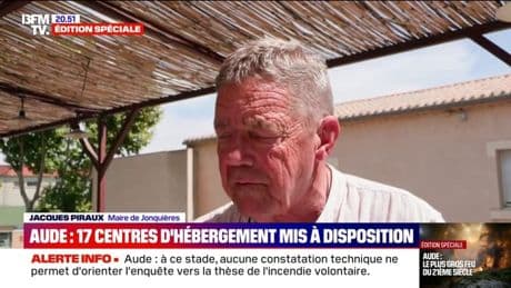 Incendie dans l'Aude: des centaines de personnes ont dû quitter leur domicile et ont été hébergées dans les villages voisins