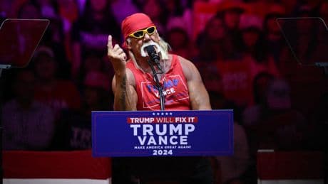 Trump rouwt om dood ’geweldige vriend’ Hulk Hogan: ’Volledig MAGA’