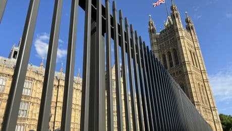 ‘No plans’ for watch towers outside House of Lords as new security fence erected