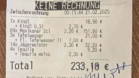 Gaststätten in der Kritik - „Zwischenrechnung ein Indiz für Steuerbetrug“