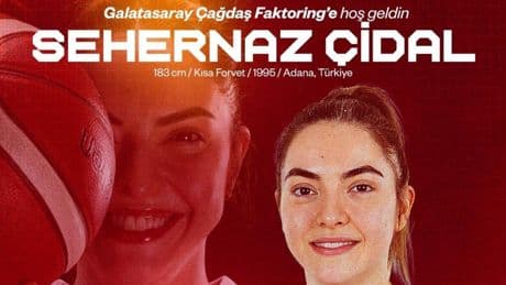 Galatasaray Çağdaş Faktoring Sehernaz Çidal'ı transfer etti!